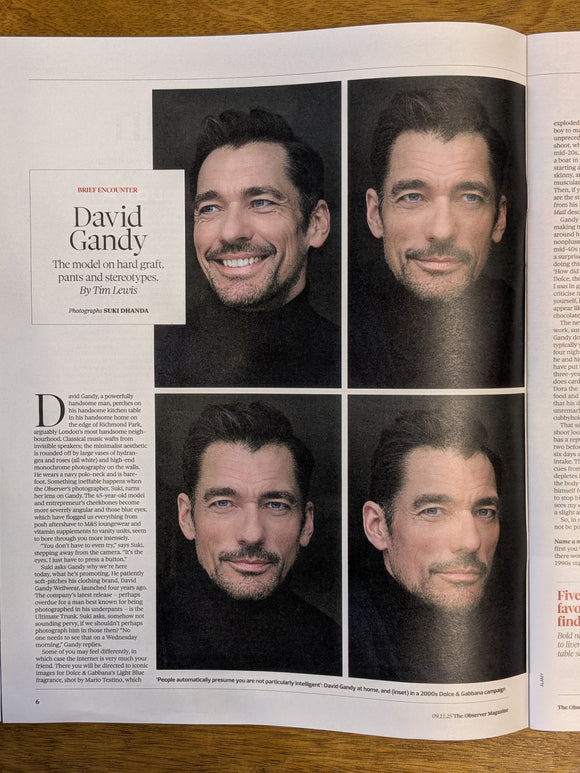 OBSERVER Magazine 9 November 2025 David Gandy