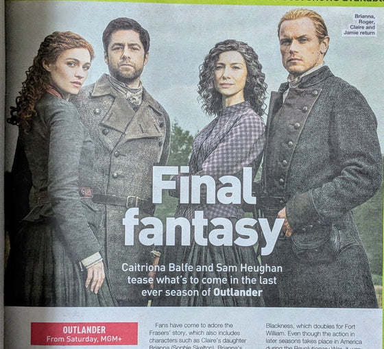 Love TV magazine 07-March 2026 Outlander Sam Heughan Caitriona Balfe