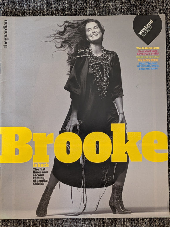 GUARDIAN WEEKEND Mag 30/09/2017 Brooke Shields cover