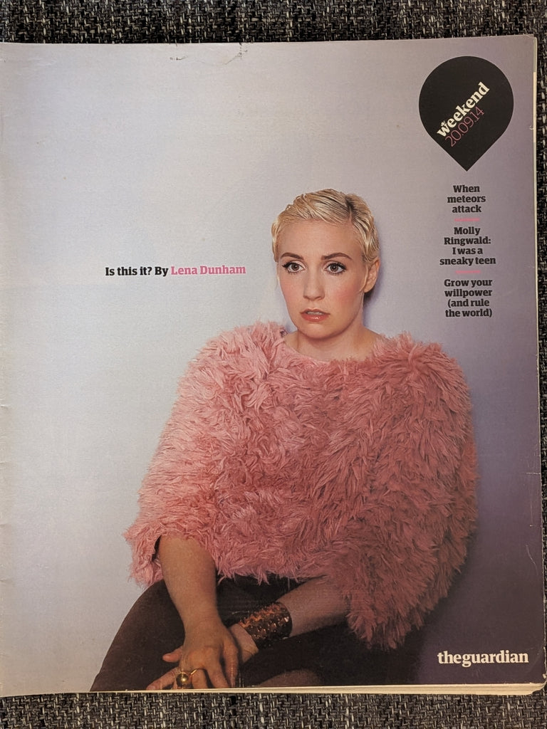 GUARDIAN WEEKEND Mag 20/09/2014 Lena Dunham cover