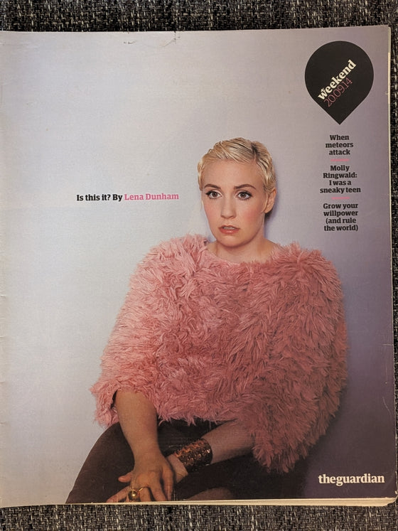 GUARDIAN WEEKEND Mag 20/09/2014 Lena Dunham cover