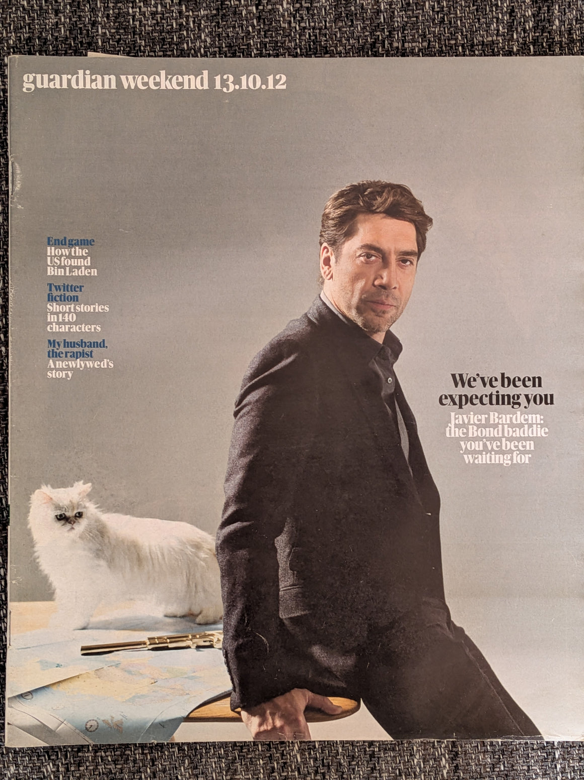 GUARDIAN WEEKEND Mag 13/10/2012 Javier Bardem James Bond