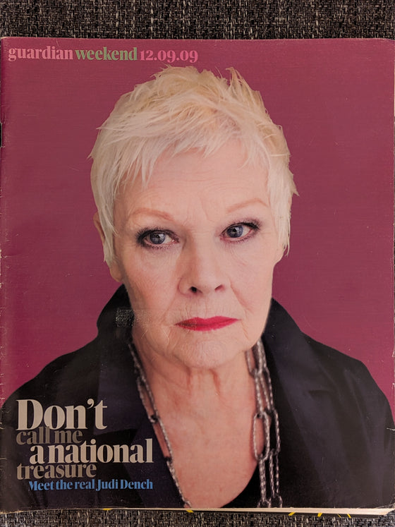 GUARDIAN WEEKEND Mag 12/09/2009 DAME JUDI DENCH