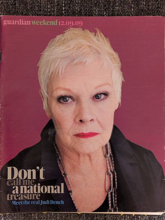 GUARDIAN WEEKEND Mag 12/09/2009 DAME JUDI DENCH