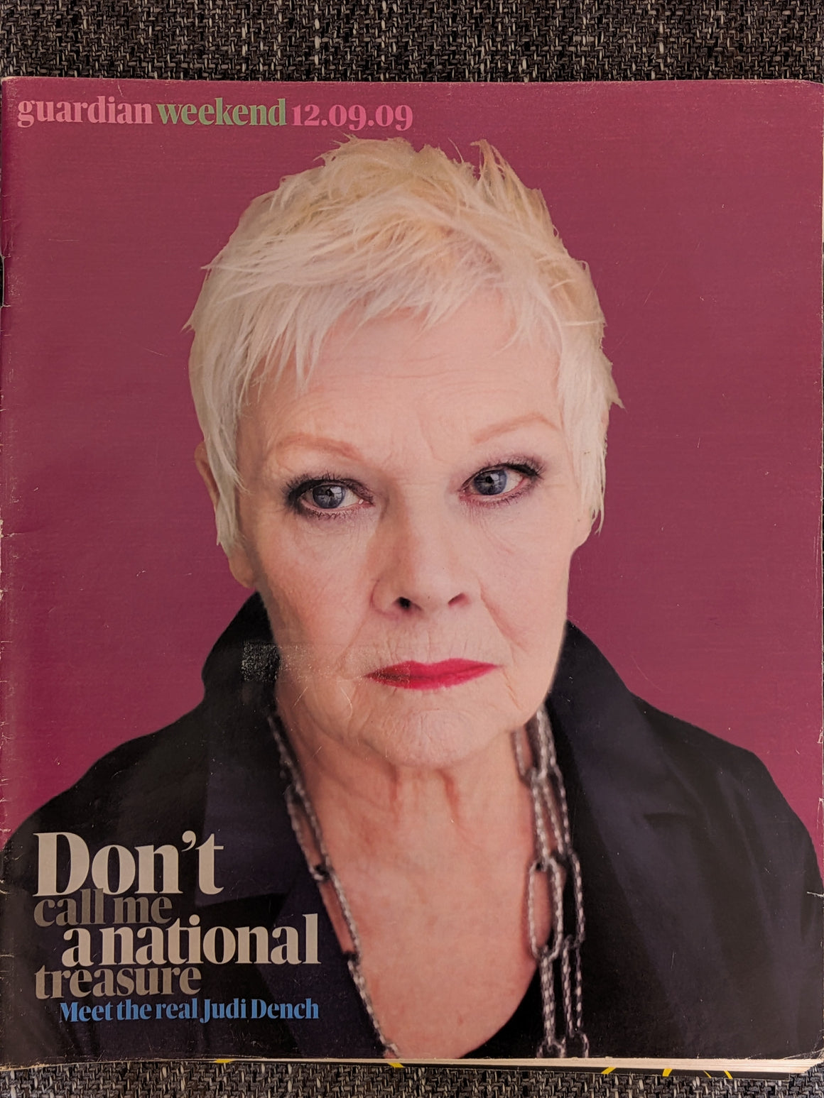 GUARDIAN WEEKEND Mag 12/09/2009 DAME JUDI DENCH