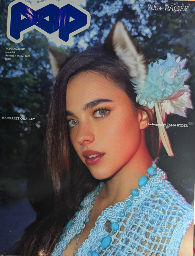 POP Magazine Issue 55 - Autumn / Winter 2026 - Margaret Qualley Cover #1 By Talia Ryder
