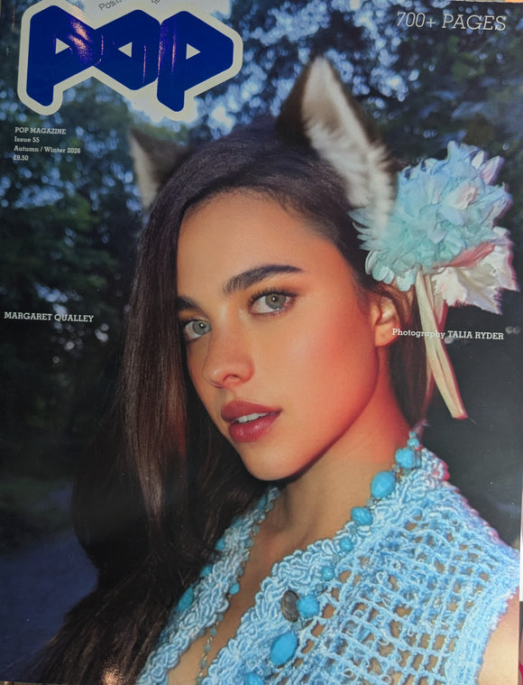 POP Magazine Issue 55 - Autumn / Winter 2026 - Margaret Qualley Cover #1 By Talia Ryder