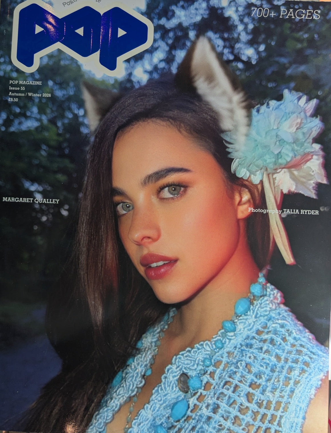 POP Magazine Issue 55 - Autumn / Winter 2026 - Margaret Qualley Cover #1 By Talia Ryder
