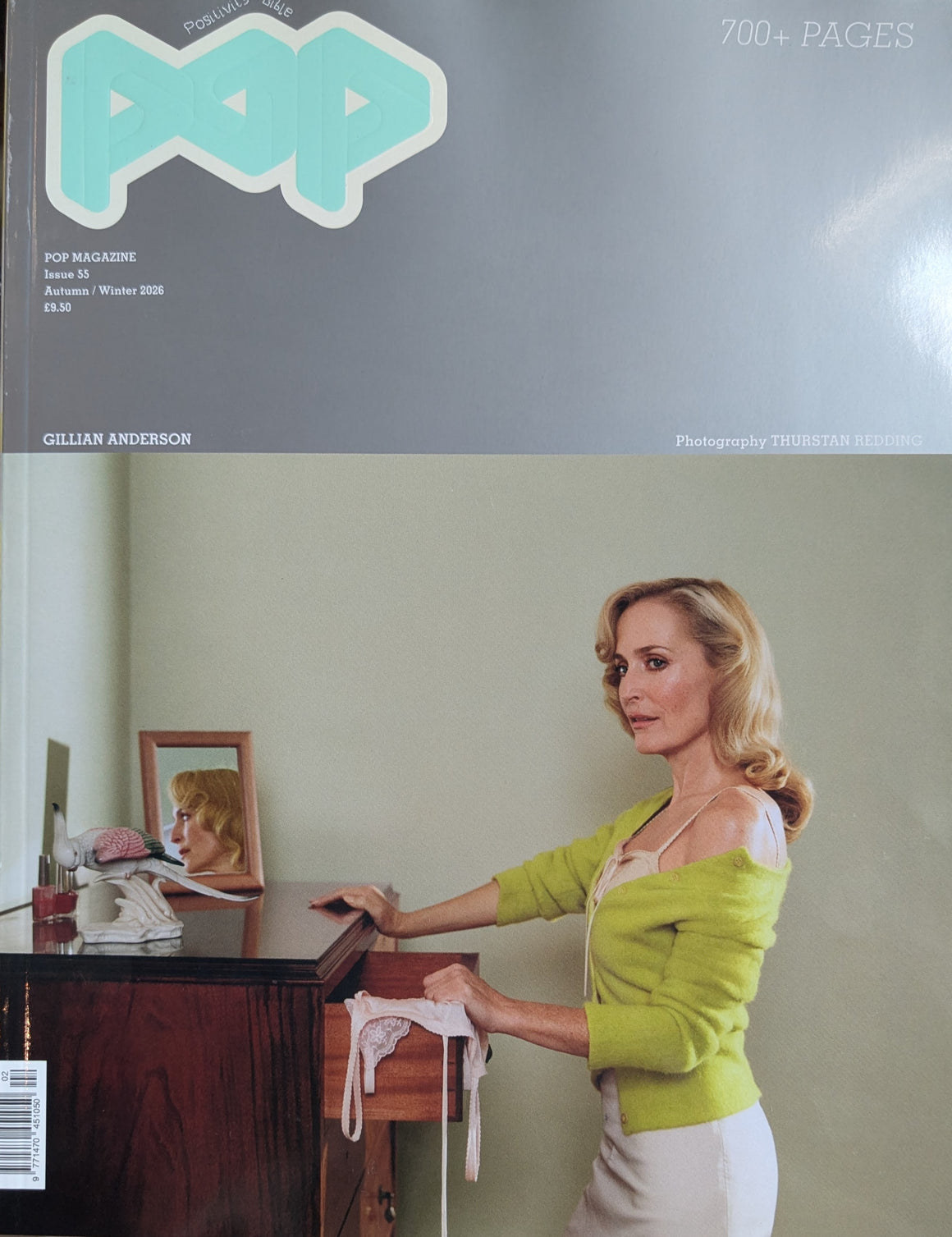 POP Magazine Issue 55 - Autumn / Winter 2026 - Gillian Anderson By Thurstan Redding
