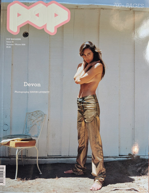POP Magazine Issue 55 - Autumn / Winter 2026 - Devon Lee Carlson Cover #2 By Justin Leveritt