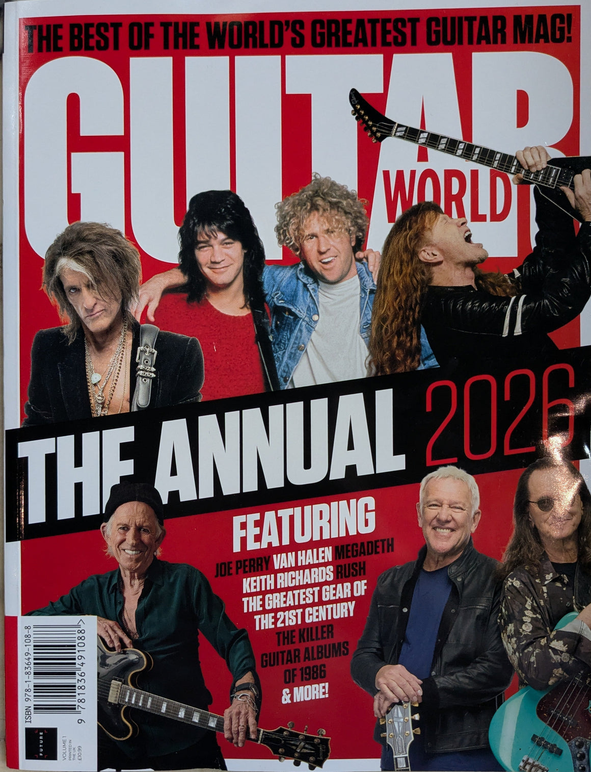 Guitar World – The Annual 2026 - Joe Perry, Van Halen, Megadeth, Keith Richards, Rush