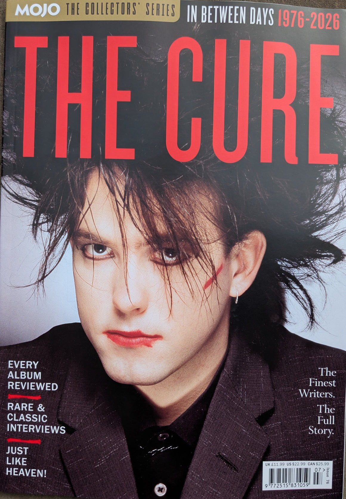 MOJO Collectors Series Issue 76 - The Cure: In Between Days 1976–2026