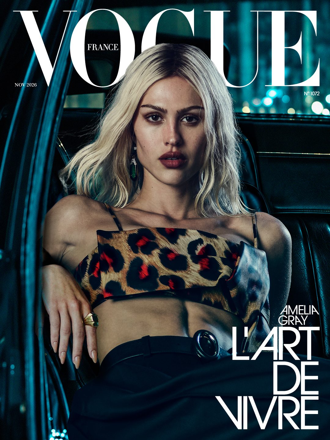 Vogue France Magazine November 2026 - No.1072 Amelia Gray (Pre-Order)