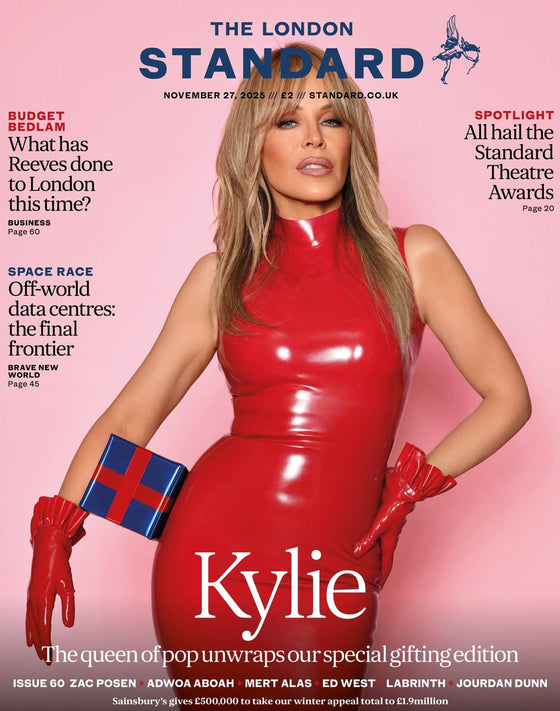 Kylie Minogue The London Standard UK Newspaper November 27th 2025