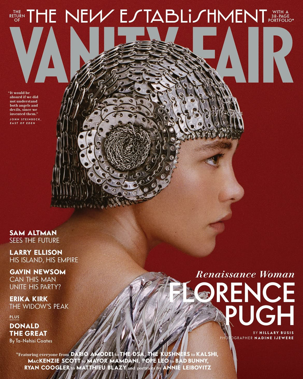 Vanity Fair Magazine October 2026 - Florence Pugh