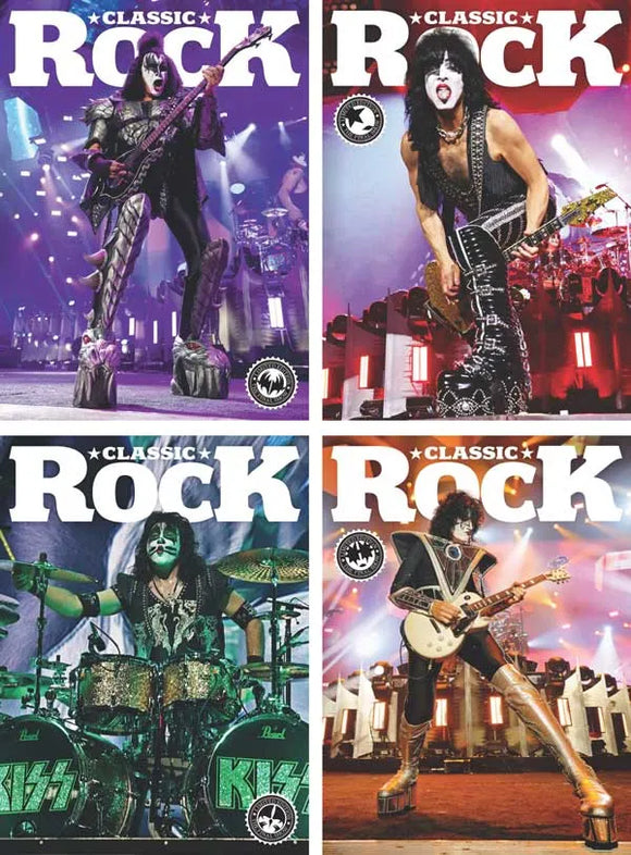 Classic Rock Magazine 323 Kiss - 4 Magazine Bundle