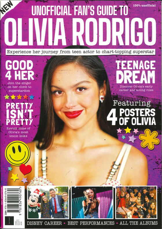 Unofficial Fan's Guide to Olivia Rodrigo Magazine 2026 + 4 Free Posters