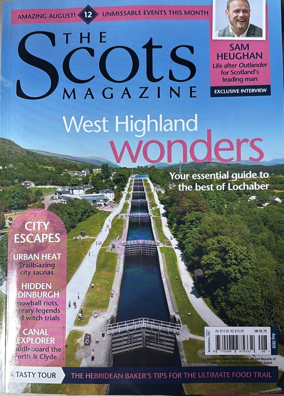 The Scots Magazine August 2026 Sam Heughan Interview