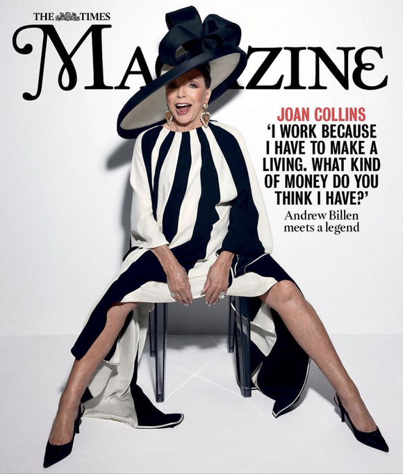 TIMES magazine July 2023 JOAN COLLINS Cover Lando Norris