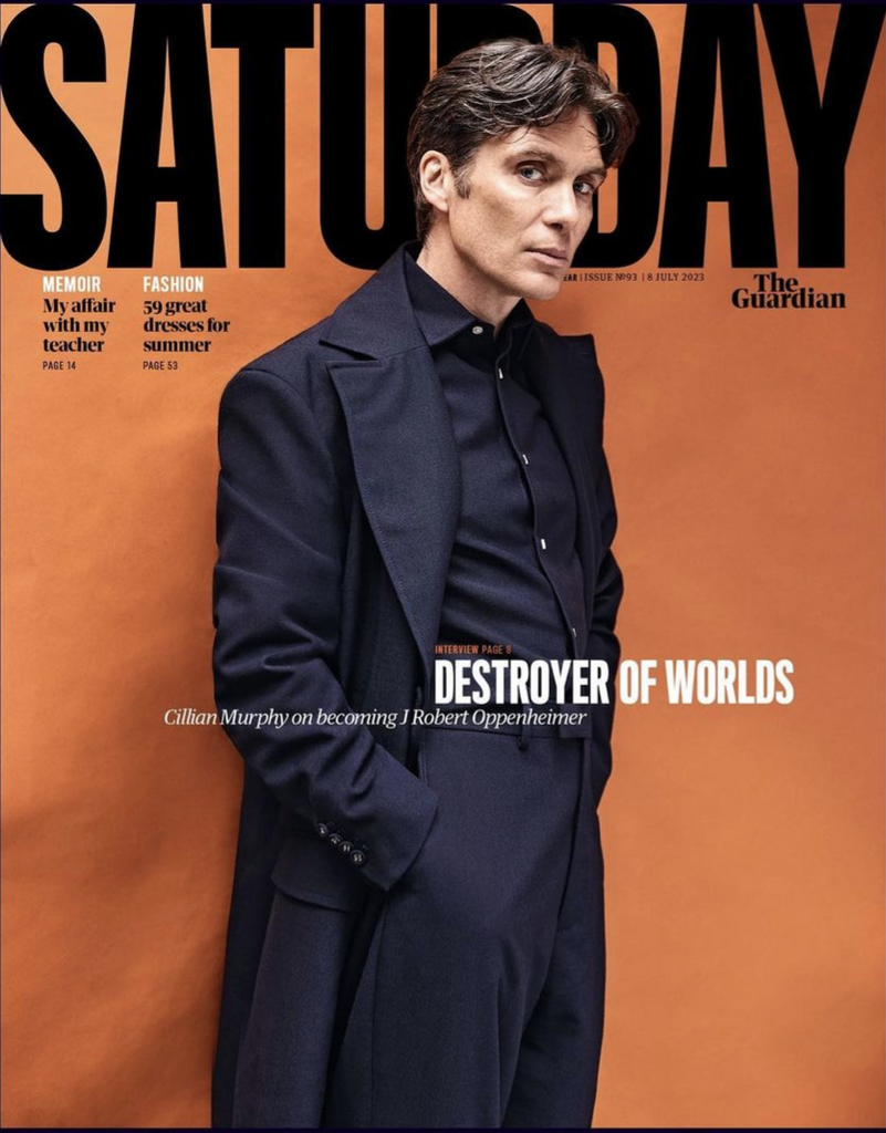 GUARDIAN SATURDAY Mag 08/07/2023 Cillian Murphy cover & interview