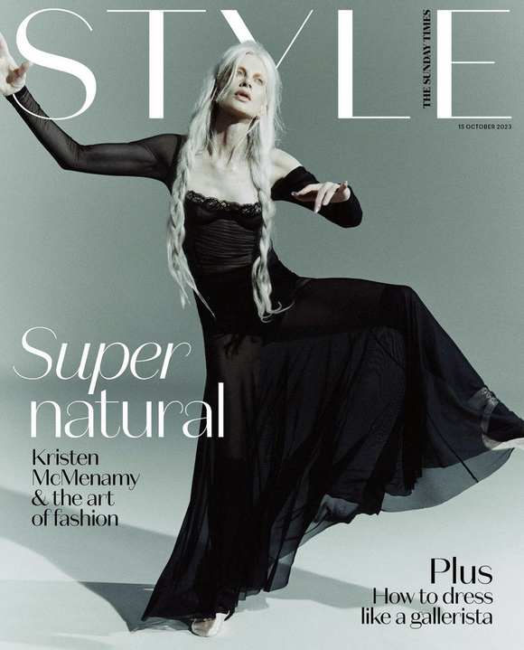 STYLE magazine 15th October 2023 KRISTEN MCMENAMY Cover