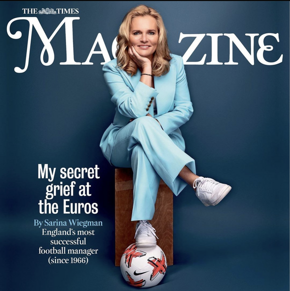 TIMES Magazine 04/11/2023 SARINA WIEGMAN Women's Euro 2022 Interview