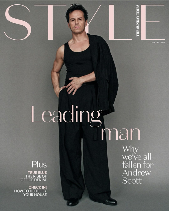STYLE magazine 14 April 2024 ANDREW SCOTT Cover