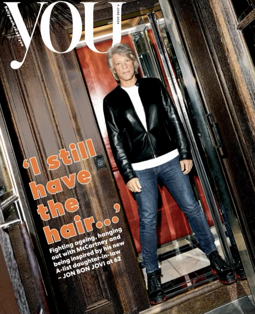 YOU magazine 9 June 2024 JON BON JOVI Cover