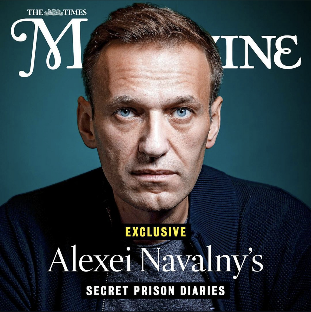 TIMES magazine 12 Oct 2024 Alexei Navalny Exclusive (Defective cover)