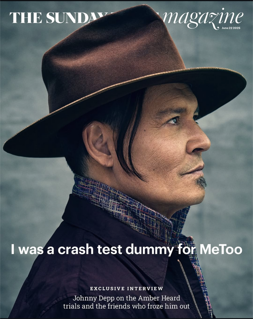 Sunday Times Magazine June 22 2025 Johnny Depp Exclusive Interview