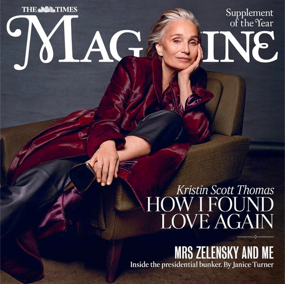 The Times Magazine 27/9/25 Kristin Scott Thomas Olena Zelenska Zelensky Noel Fitzpatrick