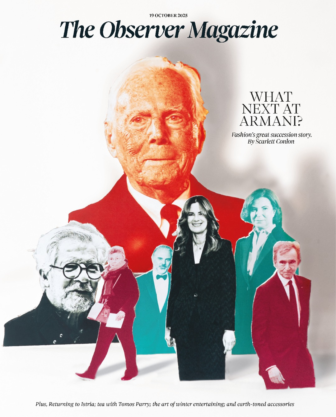 OBSERVER Magazine 19 October 2025 GIORGIO ARMANI - YourCelebrityMagazines