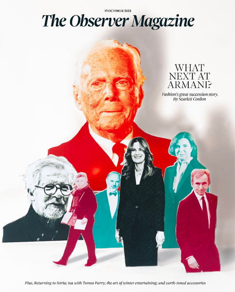 OBSERVER Magazine 19 October 2025 GIORGIO ARMANI - YourCelebrityMagazines