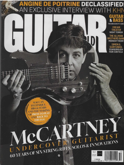 Guitar World Magazine Vol 47 No 10 Paul McCartney