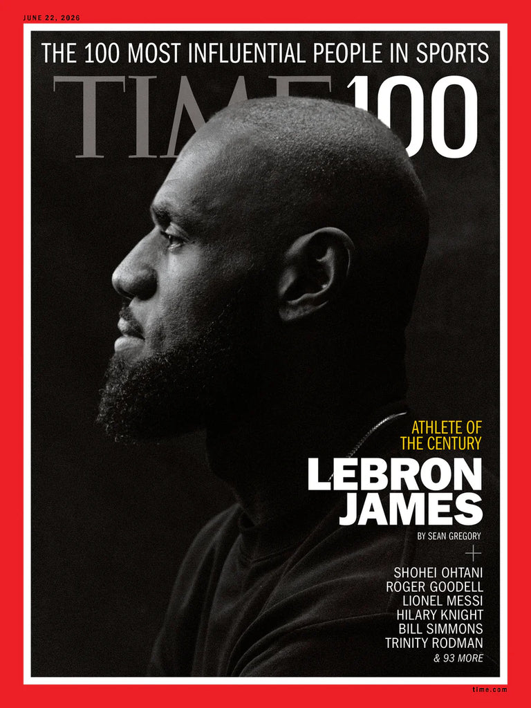 LEBRON JAMES TIME 100 MOST INFLUENTIAL PEOPLE IN SPORTS TIME MAGAZINE JUNE 2026