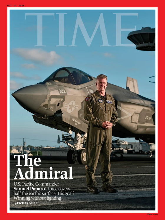 TIME Magazine October 12 2026 - Admiral Samuel Paparo