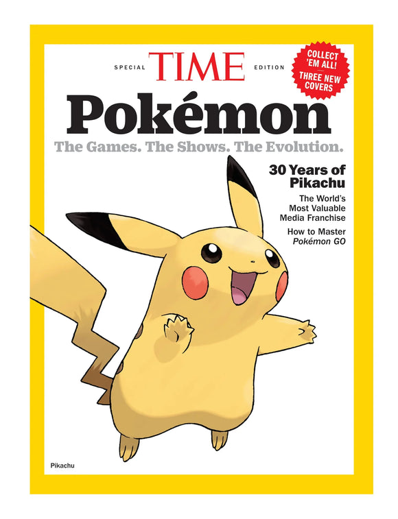TIME Special Edition: Pokémon, 30 Years of Pikachu - Pikachu cover