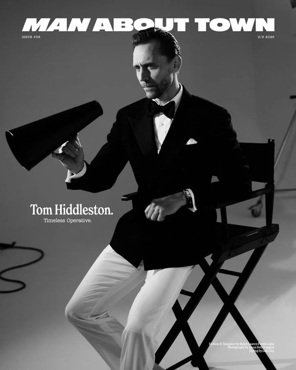 Man About Town Magazine Issue 38 2026 - Tom Hiddleston Cover