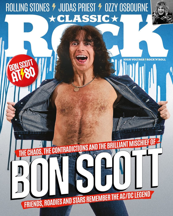 Classic Rock Magazine (UK) August 2026 Issue 356 – Bon Scott AC/DC - Ozzy Osbourne - Judas Priest - The Rolling Stones