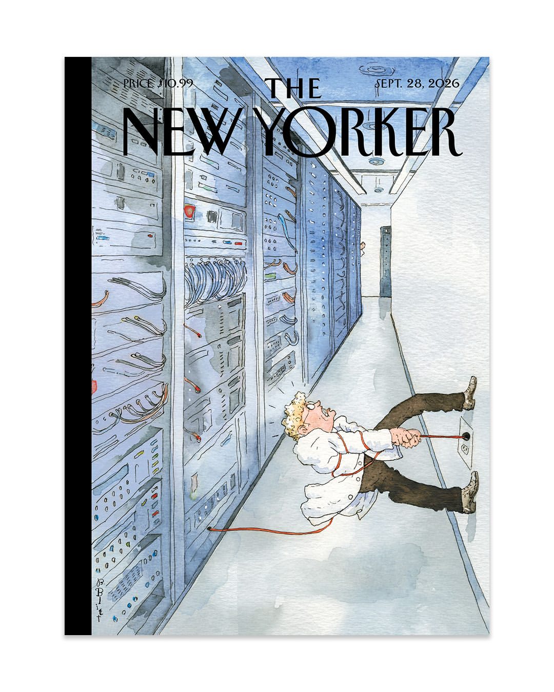 The New Yorker Magazine September 28 2026 - Pulling the Plug Cover
