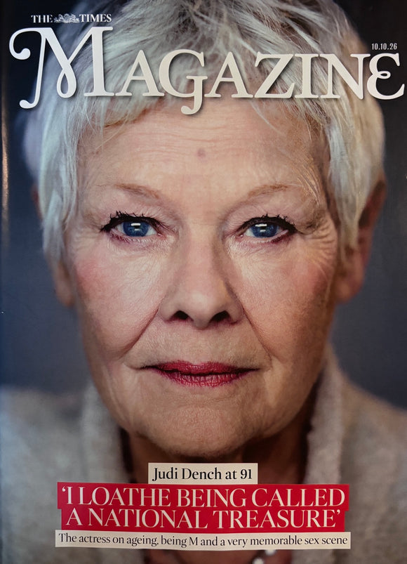 The Times Magazine 10 October 2026 - Judi Dench