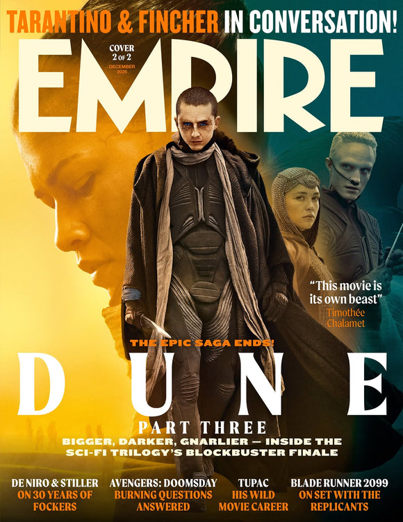 Empire Magazine December 2026 Dune: Part Three - Timothée Chalamet Cover