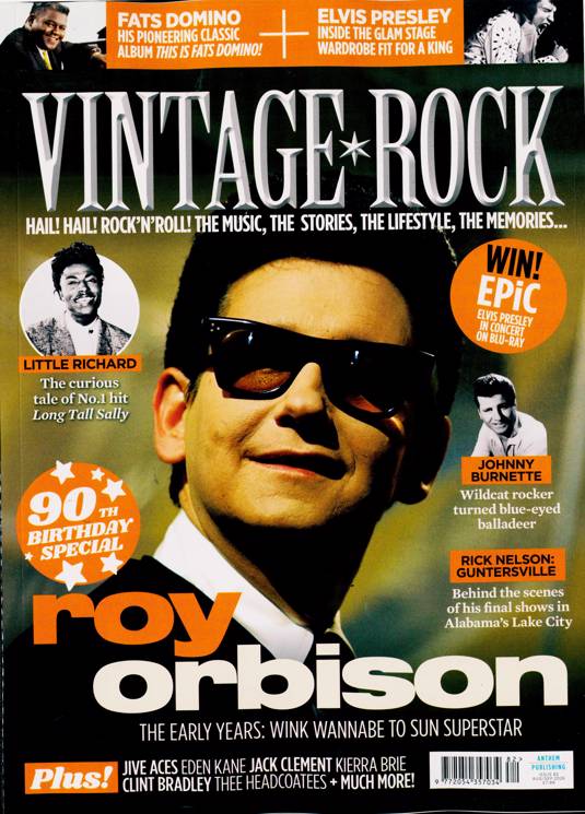 Vintage Rock Magazine AUG-SEP 2026 Roy Orbison