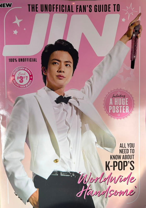 JIN BTS - Kop's Worldwide Handsome - Magazine + Huge Poster