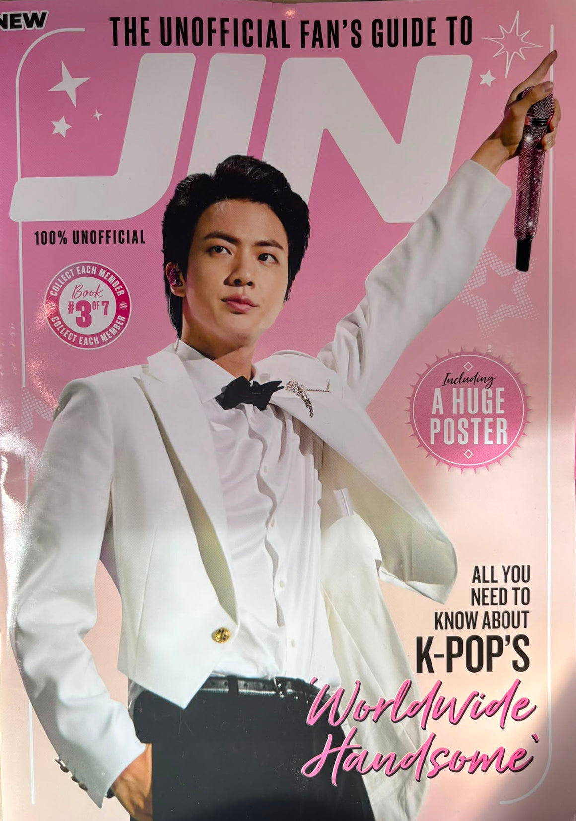 JIN BTS - Kop's Worldwide Handsome - Magazine + Huge Poster