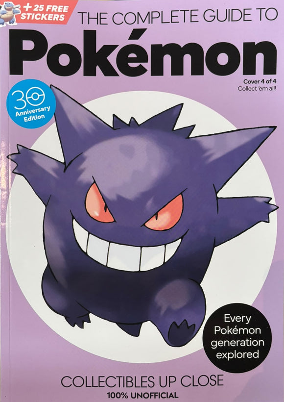The Complete Guide to Pokémon 30th Anniversary Edition – Gengar Cover