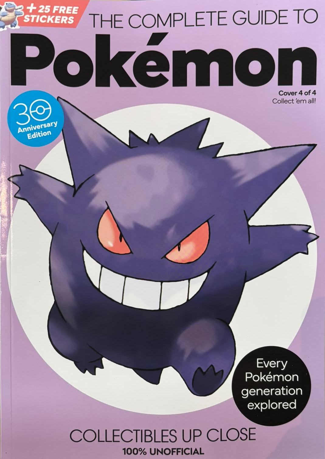 The Complete Guide to Pokémon 30th Anniversary Edition – Gengar Cover