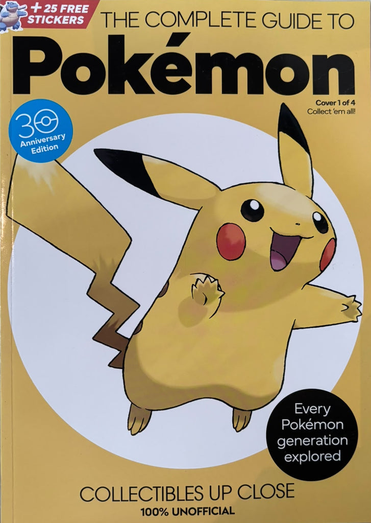 The Complete Guide to Pokémon 30th Anniversary Edition – Pikachu Cover