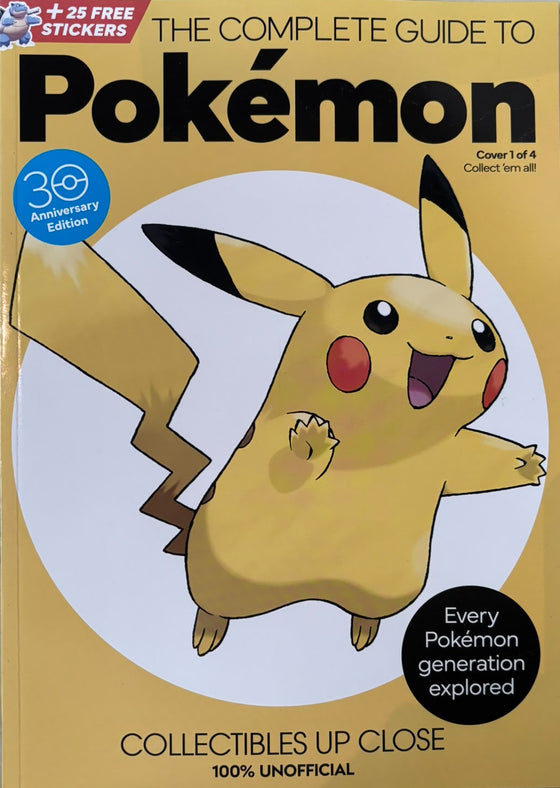 The Complete Guide to Pokémon 30th Anniversary Edition – Pikachu Cover
