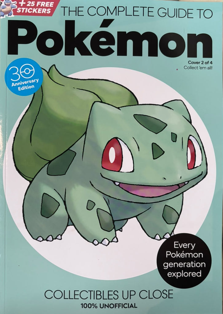 The Complete Guide to Pokémon 30th Anniversary Edition – Bulbasaur Cover